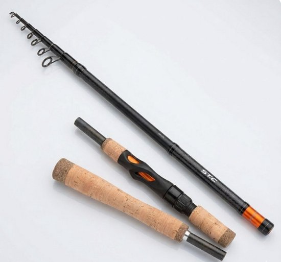 Shimano Fishing Stc Ax Mini Tele Spinhengel Bruin 1.80 m / 7-21 g van Merkloos