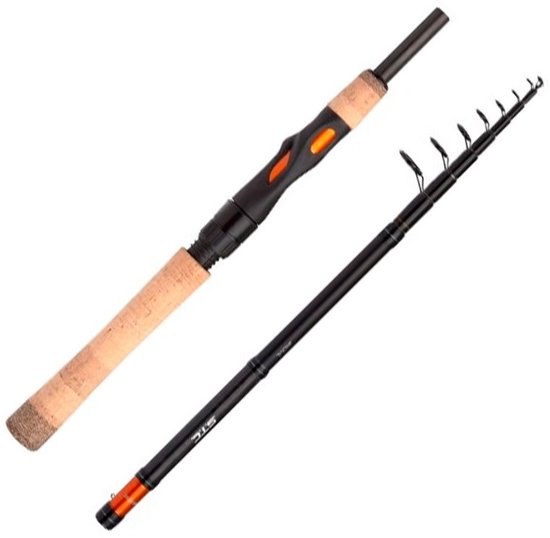 Shimano Fishing Stc Ax Mini Tele Spinhengel Bruin 2.40 m / 10-30 g van Merkloos