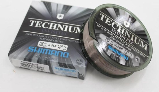 Shimano Fishing Technium Invisitec Monofilament 300 M Grijs 0.305 mm van Shimano