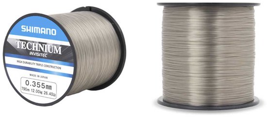 Shimano Fishing Technium Invisitec Monofilament 300 M Grijs 0.405 mm van Merkloos