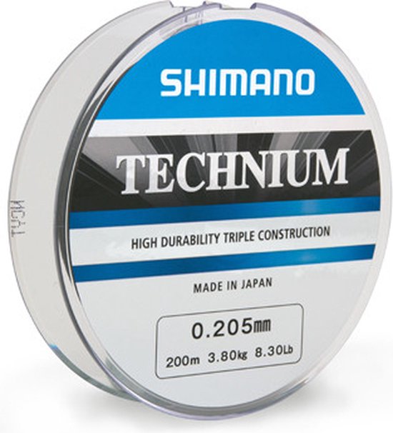 Shimano - Lijn nylon Technium Grey - 200m - Shimano