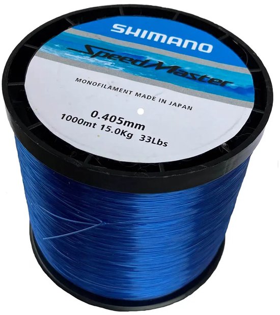 Shimano Speedmaster Monofilament | 1000m 0.405mm / 15kg Blauw - PROMO van Merkloos