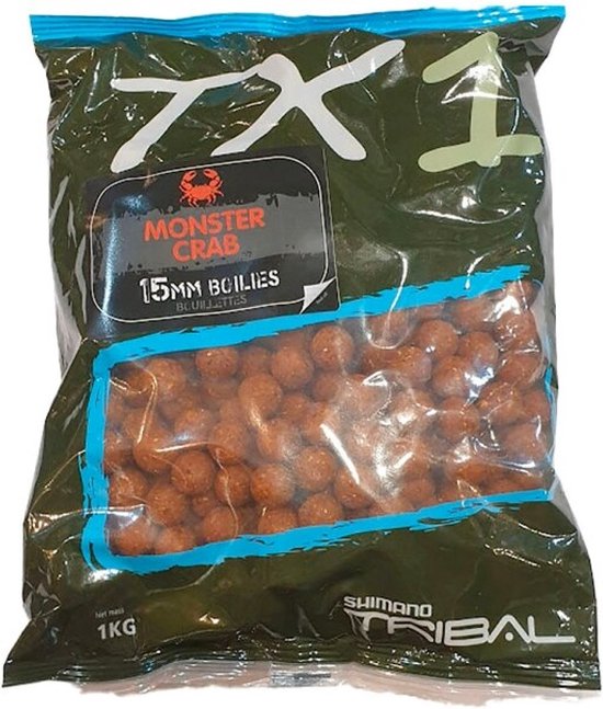 Shimano Tribal Tx1 Monster Crab Boilies | 1kg 20mm