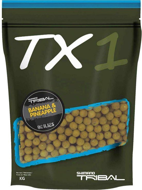 Shimano TX1 Banana & Pineapple Boilie 15mm 1 kg