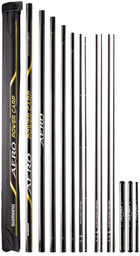 Shimano - Vaste hengel Aero Power Carp Pole Package / 10.0m - Shimano