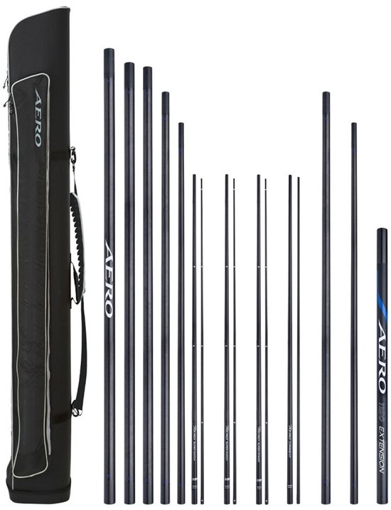 Shimano - Vaste hengel Aero X5 Pole Full Package - 11,50m - Shimano van Merkloos