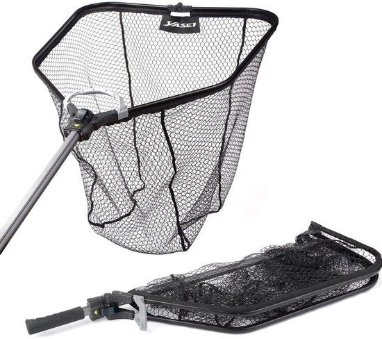 Shimano Yasei Rubber Net Foldable Large | Schepnet van Merkloos