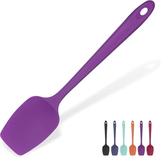 Silicone lepel Spatel 315 ℃ Hoge Hittebestendige (Paars)