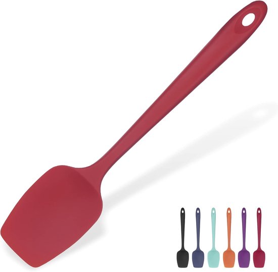 Silicone lepel Spatel 315 ℃ Hoge Hittebestendige (Rood)
