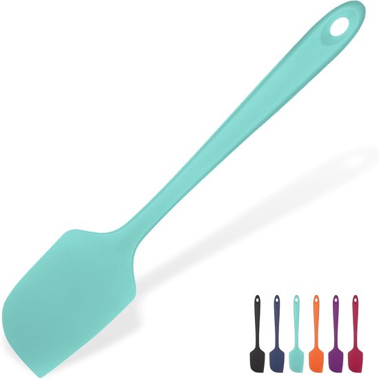 Silicone Spatel 315 ℃ Hoge Hittebestendige (Wintertaling) | 29 cm Flexibele Naadloze Siliconen Spatel, geschikt voor Bakken, Koken, Mengen en Schrapen in Pannen met Antiaanbaklaag