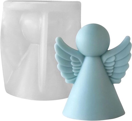 Siliconen engelvorm kaarsen siliconen vorm 3D engel gietvorm DIY 3D engel vorm zeep handgemaakte gietvorm voor kaarsen, zeep, Thanksgiving