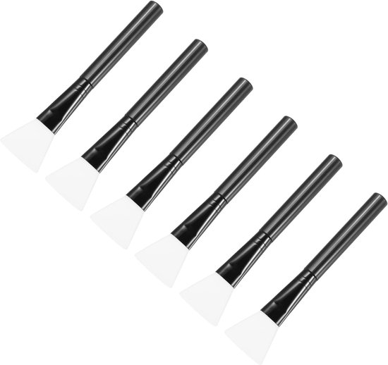 Siliconen epoxykwast, witte applicator, doe-het-zelf kwast voor het maken van epoxy tumbler, verpakking van 6