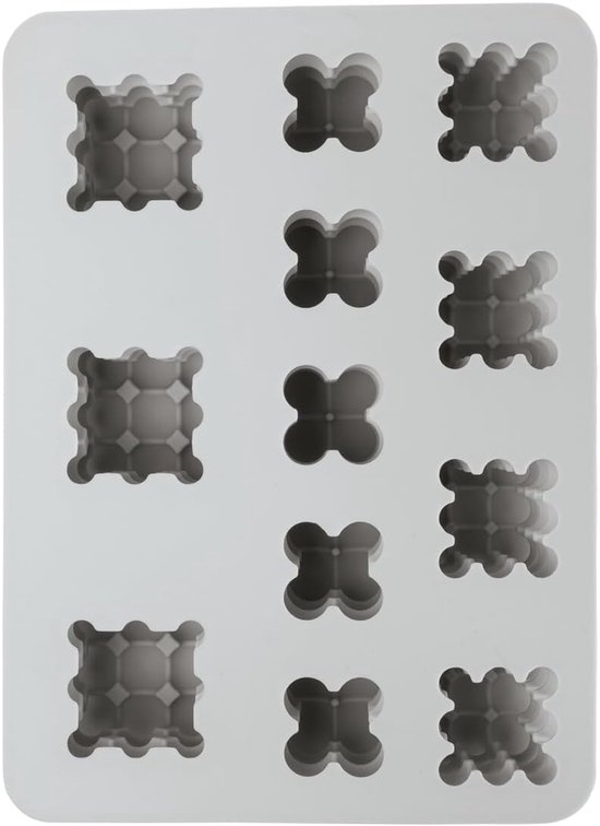 Siliconen gietvorm Bubble kaarsen, 24,4 x 18 x 5 cm, 12 vormen, SB-Box 1 stuk, 36163000