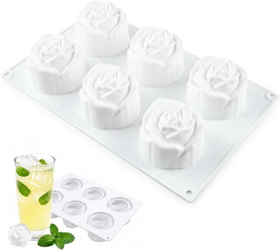 Siliconen rozenvorm