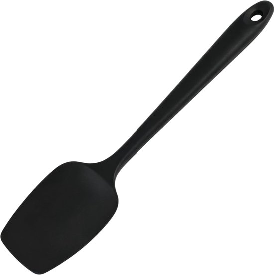 Siliconen spatel: 315 ℃ hittebestendige Maryse flexibele en anti-aanbakschraper 29 cm, voor mengen, schrapen, spreiden, pannenkoekenspatel en veelzijdig keukengerei