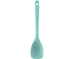 Siliconen Spatel Lepel 315℃ Hittebestendige Kooklepel(Wintertaling) | Anti-aanbak Keuken Schraper met Schepvorm en Flexibele Rand voor Schrapen Roeren Vouwen Omkeren Serveren