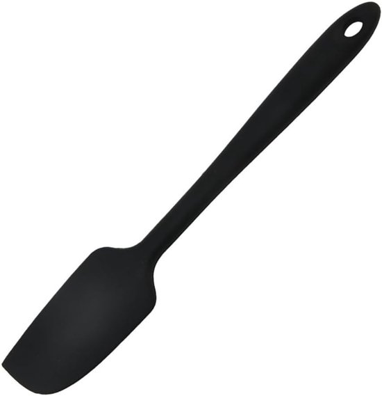 Siliconen spatel (zwart)
