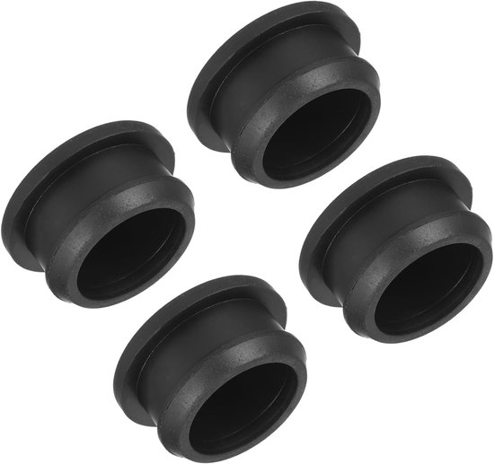 Siliconen Stopper voor Waterdichte Afsluiting - 25mm Rond, 4 Stuks - Ideaal voor Panelen en Gatenafdichting