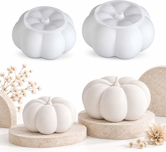Siliconen voor pompoen gietvormen, kaarsenhouder, Halloween, herfst