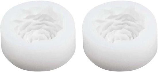 Siliconen vormen voor kaarsen, 2 stuks, 3D-kaarsvormen van voedselveilige siliconen, hittebestendig, herbruikbaar, voor kaarsgieten, zeep bakken