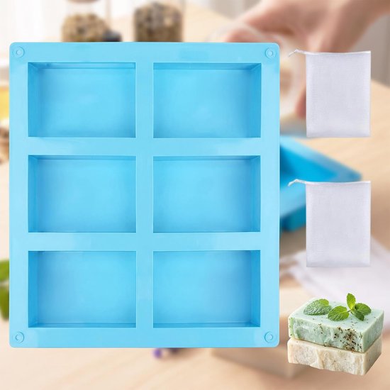 siliconen zeepvorm met antiaanbaklaag De motieven en details blijven