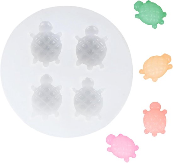 Siliconen Zeeschildpad Sleutelhangermal Gereedschap voor Het Maken van Zeedieren voor DIY Handwerk Sieraden Hangers Maken Cadeau