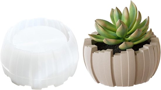 Siliconenvorm voor succulente plantenbak, onregelmatige verticale