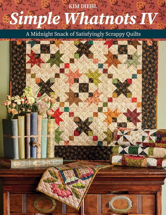 Simple Whatnots IV: Kleine Patchwork Quiltjes met Appliqué Technieken van Merkloos