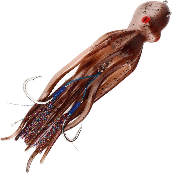 Simulatie Inktvis Jig - 250g - Levensecht - Octopus Kunstaas - Zoutwater Vissen - Oceaanvissen - Aas & Lokmiddelen van Merkloos