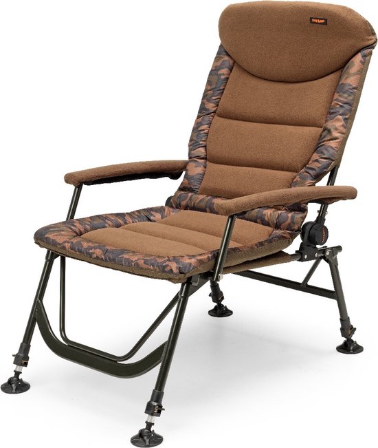 Skarp Deluxe Camo Recliner - Karperstoel - Visstoel van Merkloos