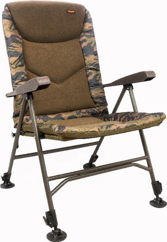 Skarp High Back Camo Recliner - Karperstoel - Visstoel van Merkloos