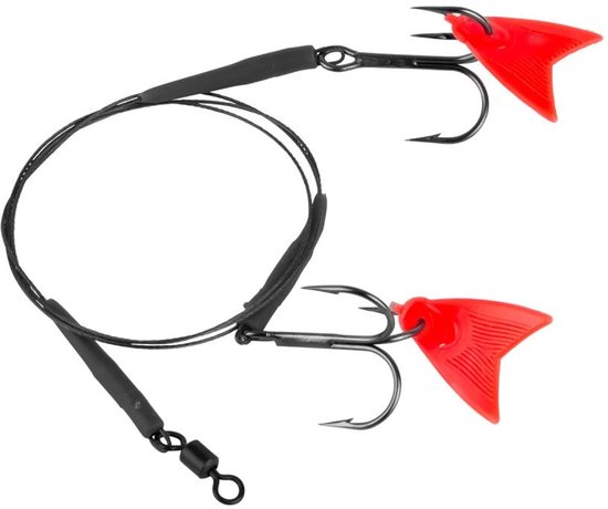 Skeater Deadbait Piketrace 7x7 | 45cm Single #6 + #6 van Skeater