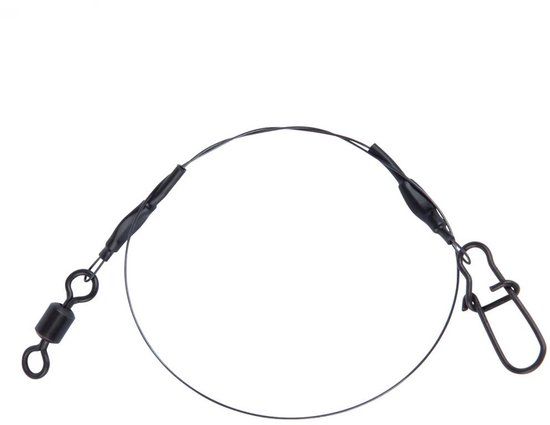 Skeater Titanium Pike Leaders | 30cm | 3 Stuks van Merkloos