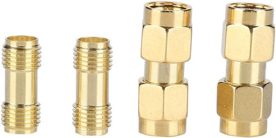 SMA Male naar SMA Female en 2 To Female Adapter RF Coaxial Connector voor Diverse Toepassingen, Duurzaam en Betrouwbaar