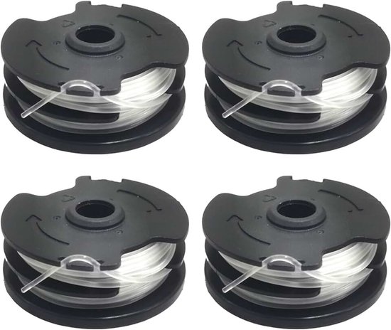 Snaartrimmer vervangende spoel lijn voor Parkside draadloze grastrimmer PRTA 20-Li C3 IAN351753 vervangende automatische invoerspoel (4 stuks)