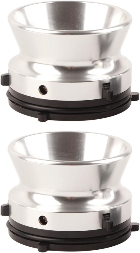 SnelShoppen - 1 Paar NAB Hub Adapters voor Reel to Reel Recorder, 10 Inch Opener Lege Aluminium Legering Take Up Reel, Tape Reel voor Studer (Zilver)