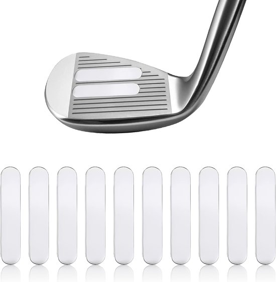 SnelShoppen - 10 Stuks Golf Gewogen Lood Tape, Zelfklevende Lood Tape Set, Swing Gewicht Aanpassing, 3g Gewogen Lood Tape voor Tennisracket en Golfclu