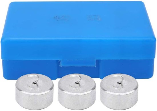 SnelShoppen - 10Pcs 50g Metal Weight met Haak en Ring, Lever Principle Presentatie Tools voor Fysische Experimenten, Ankle Weights voor Onderwijs