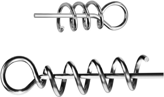 SnelShoppen - 120pcs 15mm/35mm Vissershaak Pen, Soft Bait Bevestigingsmateriaal, Crank-Haak, RVS, Outdoor Visaccessoires, Duurzaam en Makkelijk in Geb