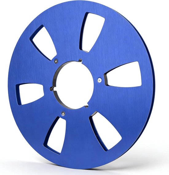 SnelShoppen - 1/4 10,5 Inch Lege Tape Spoel Vervanging, 6 Gat Universele Open Reel Geluids Tape Lege Spoel met RVS Schroeven voor NAB Reel to Reel Tap van Snelshoppen