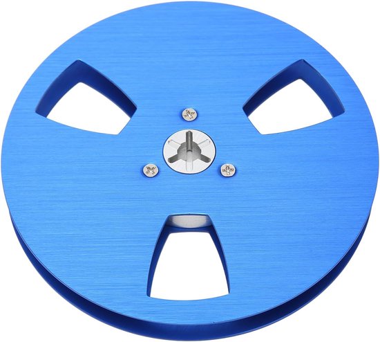SnelShoppen - 1/4 5 Inch Lege Consumenten Elektronica Tape Reel Aluminium Legering Geluid Tape Opname Spoel (BLAUW) - Voor Reel-to-Reel Tape Spelers