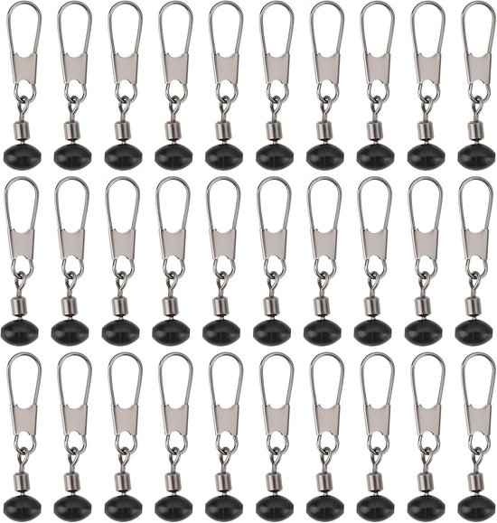 SnelShoppen - 30 Stuks 30mm Vissers Kralen Spinner Voor Sliding Float En Bait Basket Met 13kg Tension, Geschikt Voor Waggler Laufpose En Futterkorb