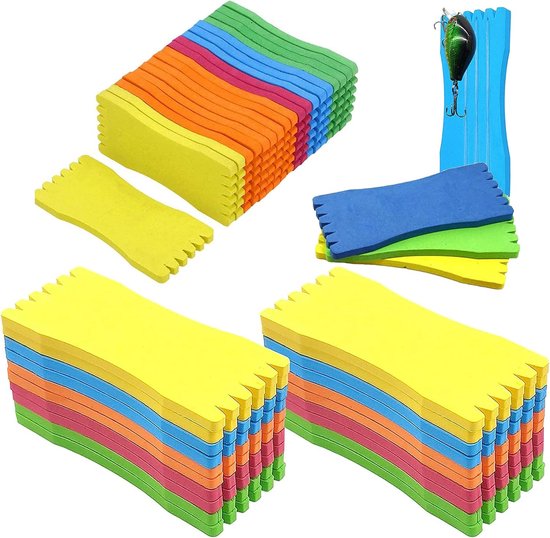 SnelShoppen - 40 Stuks Visspullen, Lichtgewicht Schuim Haak Lengte Winder voor Vissers, Ideaal voor het Vasthouden van Vissnoer en Vishaak, Comfortabe