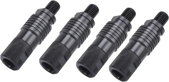 SnelShoppen - 4Stuks Vis Quick Release Connector voor Karper Vissen, Alarmsysteem en Hengel Pod Bank Sticks Accessoire, Metalen Vervangingen