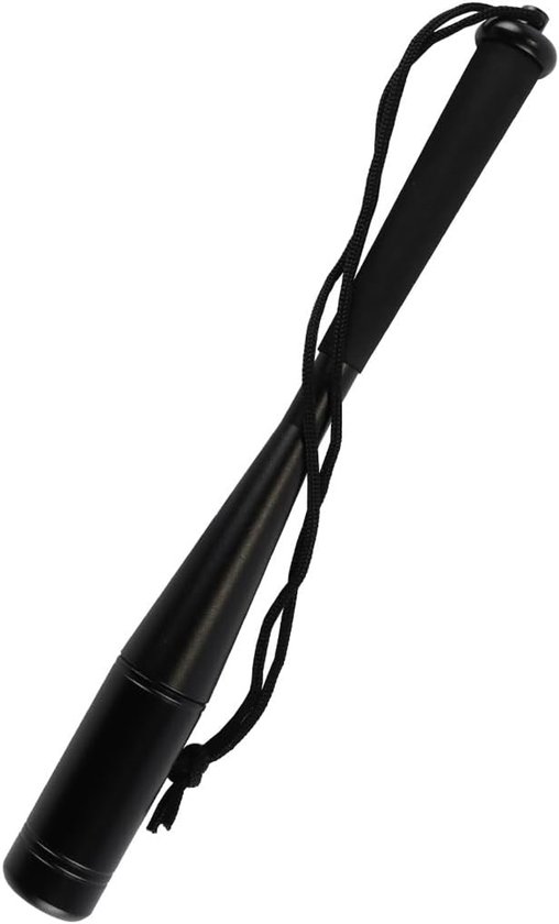 SnelShoppen - Aluminium Fish Killer, Visdoder met Non-Slip Handvat en Handband, Robuust en Duurzaam, Ideaal voor Vissen, Compact en Elegant, Zwart