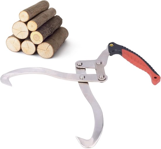 SnelShoppen - Claw Hook voor Hout, Houtknippers en Grip Tang voor Houtblokken, Ergonomische Pliers voor Eenvoudig Transport van Brandhout en Logs