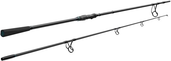 SnelShoppen - Competition Karperhengel 12ft 3lbs voor de gepassioneerde karpervisser met moderne uitstraling en SIC-ringen voor optimale werpprecisie