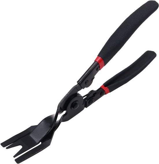 SnelShoppen - Deur Trim Verwijder Tool - Robuuste Manganese Staal Pliers met Ergonomische Rubber Handgreep - 2-in-1 Auto Deur Trim Clip Verwijderaar -
