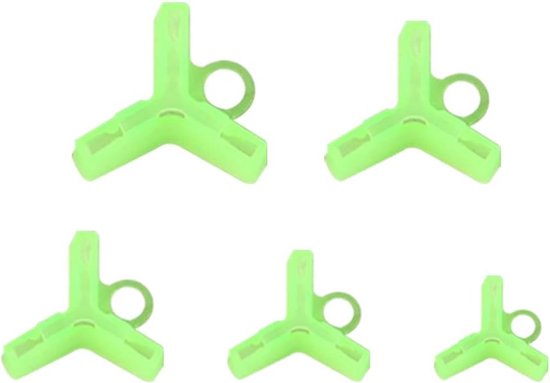 SnelShoppen - Drag Hook Cover - Beschermende Caps voor Vistuigen, Veiligheidsdeksels voor Haakjes, 50 Stuks, 5 Maten, Perfect voor Vissen, Haakbescher