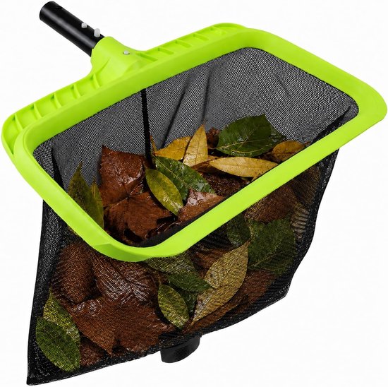 SnelShoppen - Extra Groot Zwembad Net, Versterkt Plastic Frame, Ideaal voor Vijvers, Algen, Paddling Pools, Spa's en Whirlpool, Diepe Schepnet voor Ef